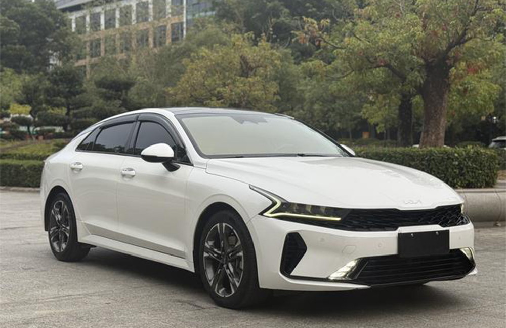 used kia k5 red interior